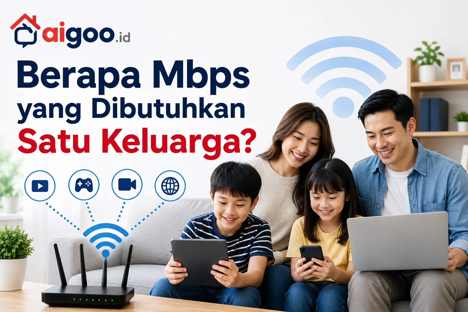 Panduan Memilih Berapa Mbps yang Dibutuhkan Satu Keluarga?