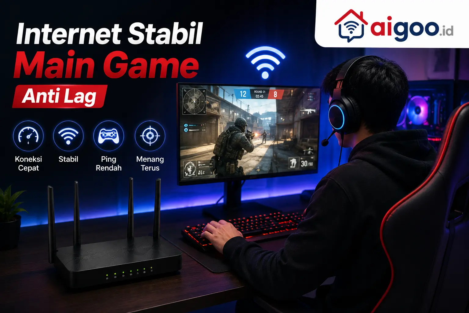 Kecepatan Internet Ideal untuk Gaming Online Anti Lag