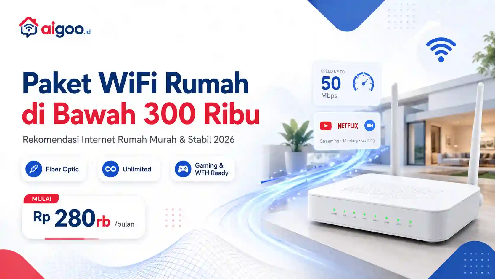Paket WiFi Rumah di Bawah 300 Ribu, Mana yang Terbaik?